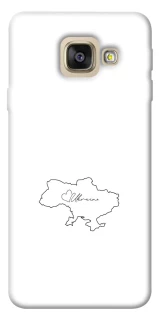 Чохол на Samsung A520 Galaxy A5 (2017) Ukraine map фото 1 з 1