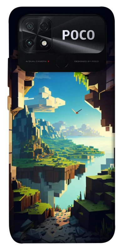 Чохол на Xiaomi Poco C40 Minecraft sunrise фото 1 з 1