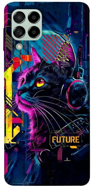 Чохол на Samsung Galaxy M53 5G Cyber Cat v2 фото 1 з 1