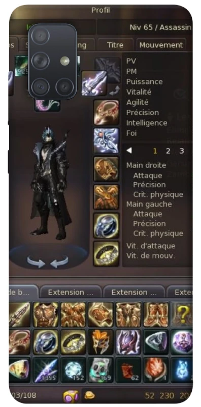 Чохол на Samsung Galaxy A71 Character Menu ver.1 фото 1 з 1