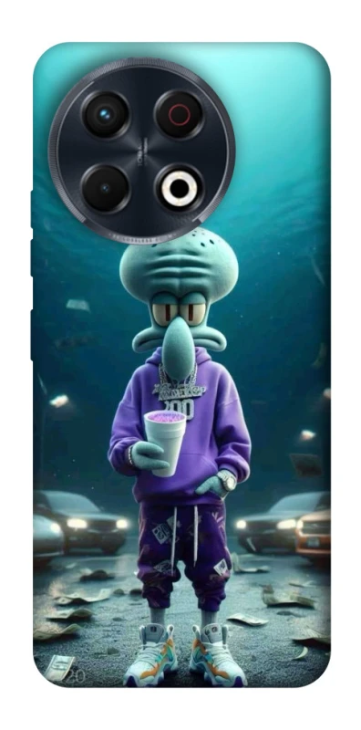 Чохол на TECNO Spark 30 Pro (KL7) Сквідвард фото 1 з 1