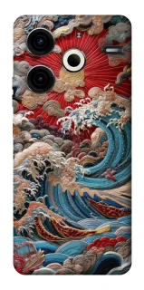 Чехол на TECNO Pova 6 Neo (LI6) Japa wave ver.2 фото 1 из 1