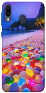 Чохол на Samsung Galaxy M20 Каміння світиться на березі фото 1 з 1