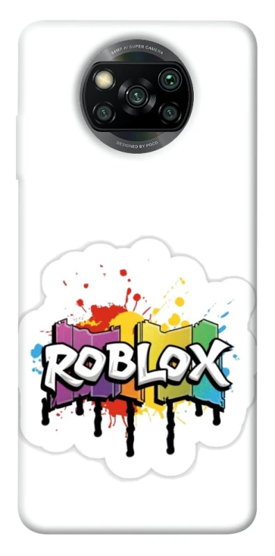 Чохол на Xiaomi Poco X3 NFC / Poco X3 Pro Roblox logo ver.1 фото 1 з 1