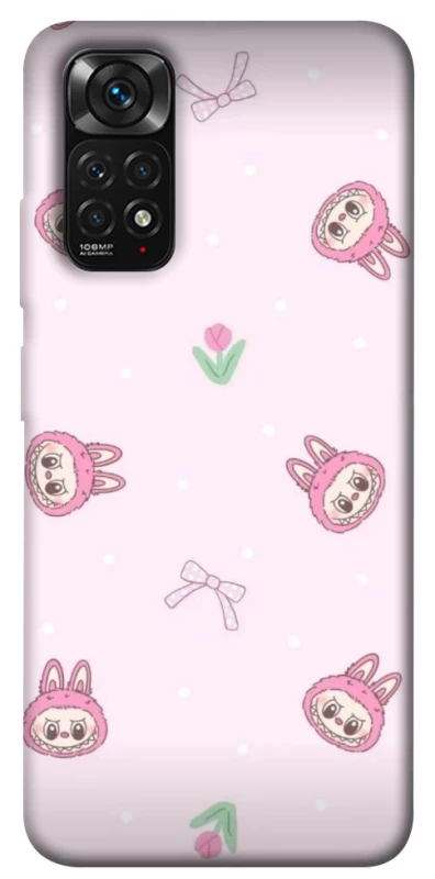 Чохол на Xiaomi Redmi Note 11 (Global) / Note 11S Labubu Flower фото 1 з 1