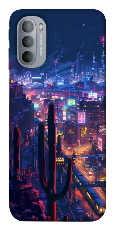 Чехол на Motorola Moto G31 Night city фото 1 из 1