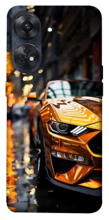 Чохол на Oppo Reno 8T 4G Golden sports car фото 1 з 1