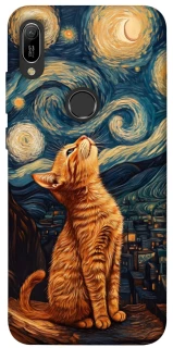 Чехол на Huawei Y6 (2019) van gogh cat фото 1 из 1