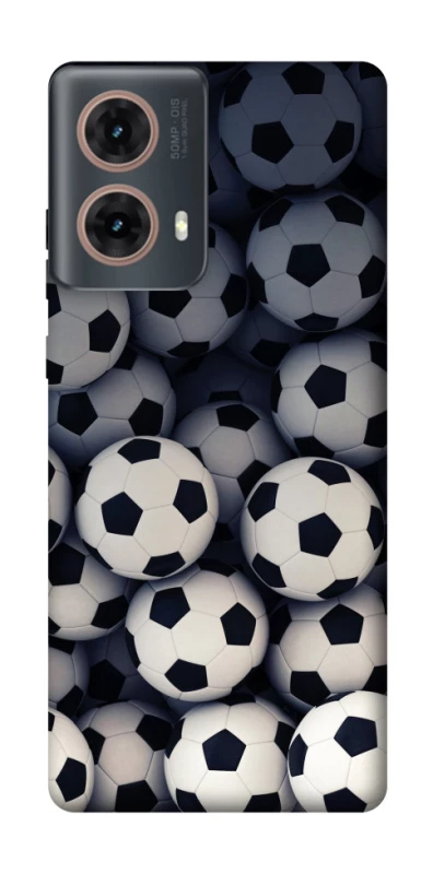 Чехол на Motorola Moto G85 Футбольные мячи фото 1 из 1