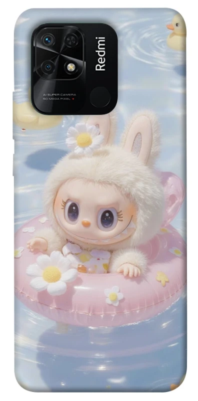 Чохол на Xiaomi Redmi 10C Labubu swimming фото 1 з 1