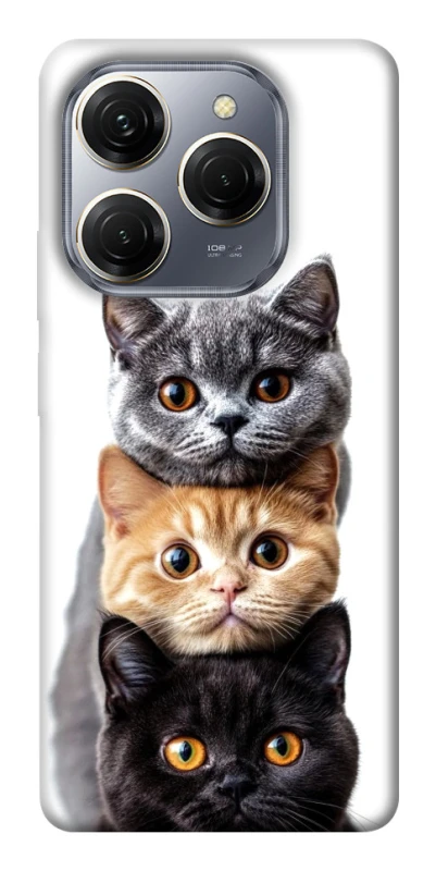 Чохол на TECNO Spark 20 Pro Гарні котики фото 1 з 1
