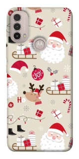 Чохол на Motorola Moto E40 Новорічний v1 фото 1 з 1