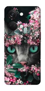 Чохол на OnePlus Nord 3 Кіт в квітах фото 1 з 1
