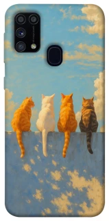 Чехол на Samsung Galaxy M31 cats on wall фото 1 Чехол на Samsung Galaxy M31 cats on wall фото 1 из 1