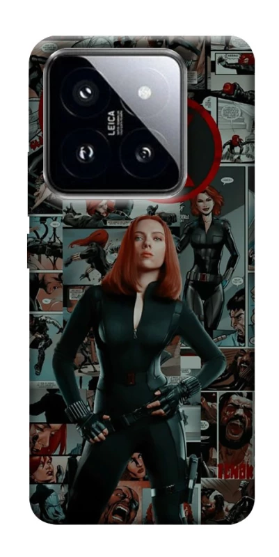 Чехол на Xiaomi 14 Pro Black Widow фото 1 из 1