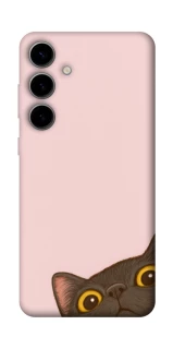 Чохол на Samsung Galaxy S25 Peeping cat фото 1 з 1