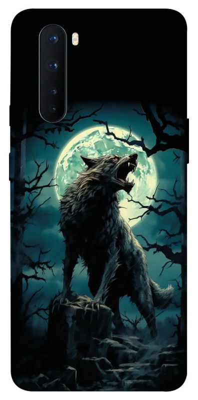 Чохол на OnePlus Nord Вовк під місяцем фото 1 з 1