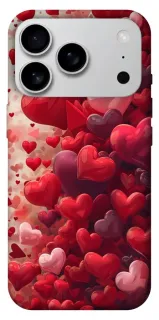 Чехол на Apple iPhone 18 Pro Max Many hearts фото 1 из 2