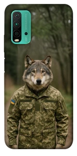 Чехол на Xiaomi Redmi Note 9 4G / Redmi 9 Power Волк защитник фото 1 из 1