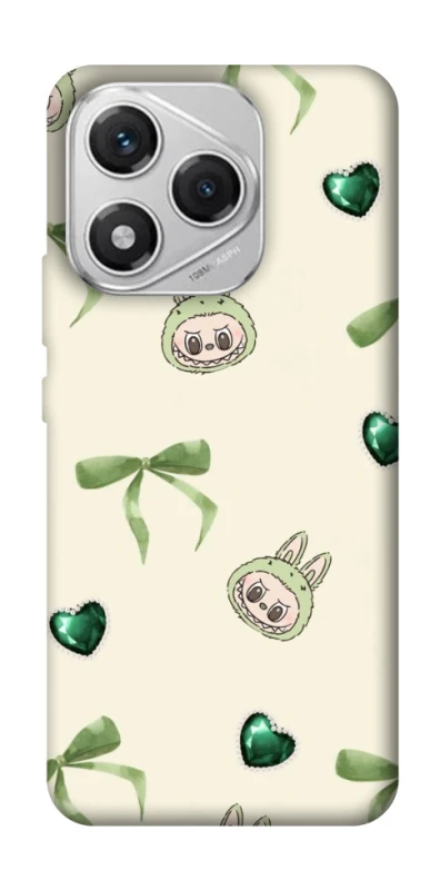Чехол на Honor 400 Lite Labubu Green Heart фото 1 из 1