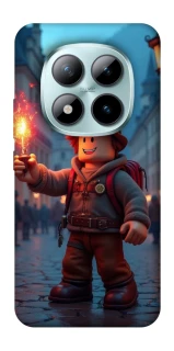 Чехол на Xiaomi Redmi Note 15 Pro+ 5G Roblox Fire Logo Blue Flames фото 1 из 1