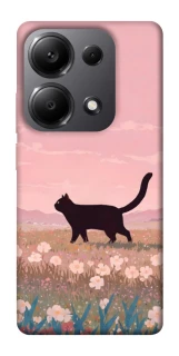 Чехол на Xiaomi Redmi Note 13 Pro 4G cat on a field фото 1 из 1