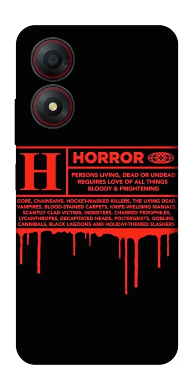 Чехол на ZTE Blade A34 4G Horror Halloween фото 1 из 1