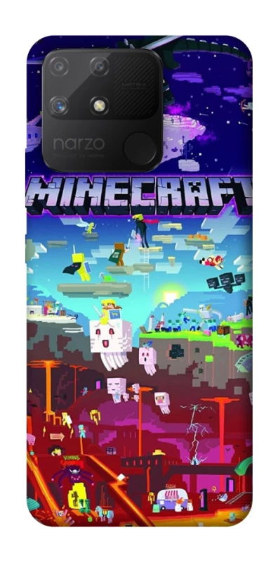 Чехол на Realme Narzo 50A Minecraft world фото 1 из 1