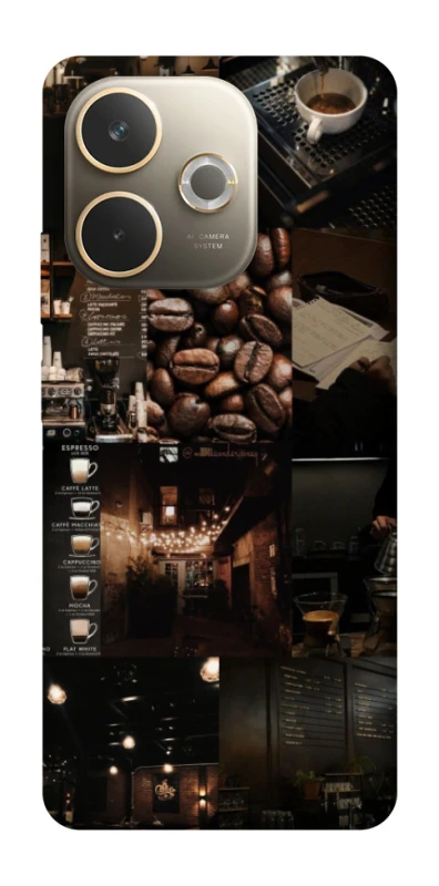 Чехол на Oppo A5 Pro 4G Coffee collage ver.1 фото 1 из 1