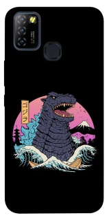 Чехол на Infinix Hot 10 Lite Годзила фото 1 из 1