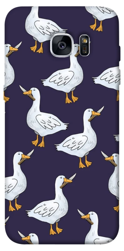 Чохол на Samsung G935F Galaxy S7 Edge Гуси з претензією фото 1 з 1
