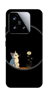 Чехол на Xiaomi 15 Cat and flower фото 1 из 1