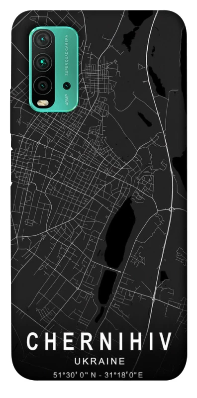 Чохол на Xiaomi Redmi Note 9 4G / Redmi 9 Power Chernihiv map фото 1 з 1