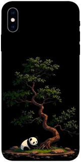 Чехол на Apple iPhone X (5.8") Panda and tree фото 1 из 1