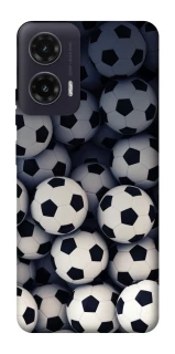 Чехол на Motorola Moto G35 Футбольные мячи фото 1 из 1