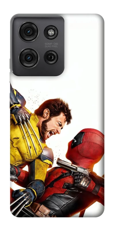 Чохол на Motorola Moto G75 Deadpool and Wolverine фото 1 з 1