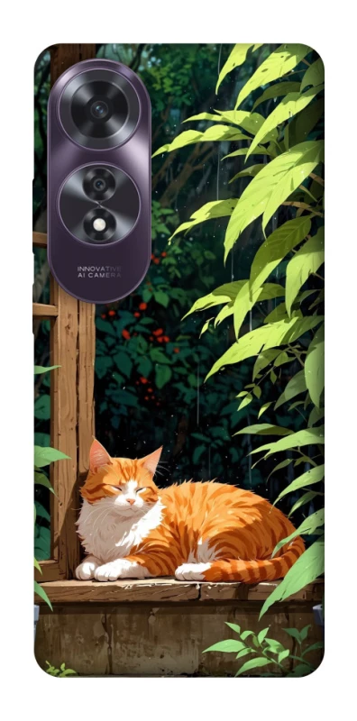 Чохол на Oppo A60 red cat фото 1 з 1