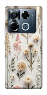 Чохол на Infinix Note 40 Pro 4G Floral design ver.1 фото 1 з 1
