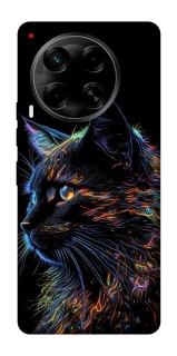 Чохол на TECNO Camon 30 (CL6) Чорний кіт фото 1 з 1