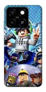 Чехол на ZTE Blade A55 4G Roblox collage ver.3 фото 1 из 1