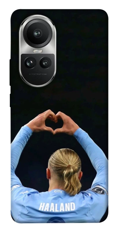 Чехол на Oppo Reno 10 Erling Haaland V2 фото 1 из 1