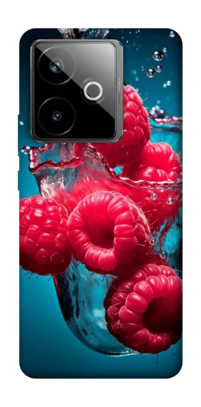 Чехол на Realme GT 7T Малинка в воде фото 1 из 1