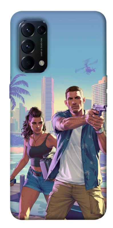Чехол на Oppo Reno 5 4G GTA фото 1 из 1
