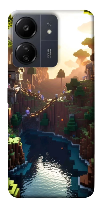 Чехол на Xiaomi Redmi 13C Minecraft sunset фото 1 из 1