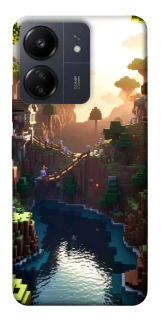 Чехол на Xiaomi Redmi 13C Minecraft sunset фото 1 из 1