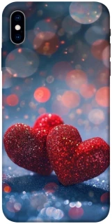 Чехол на Apple iPhone X (5.8") Red hearts фото 1 из 1