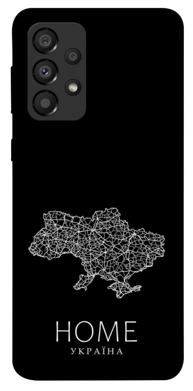 Чохол на Samsung Galaxy A33 5G Ukraine black map фото 1 з 1