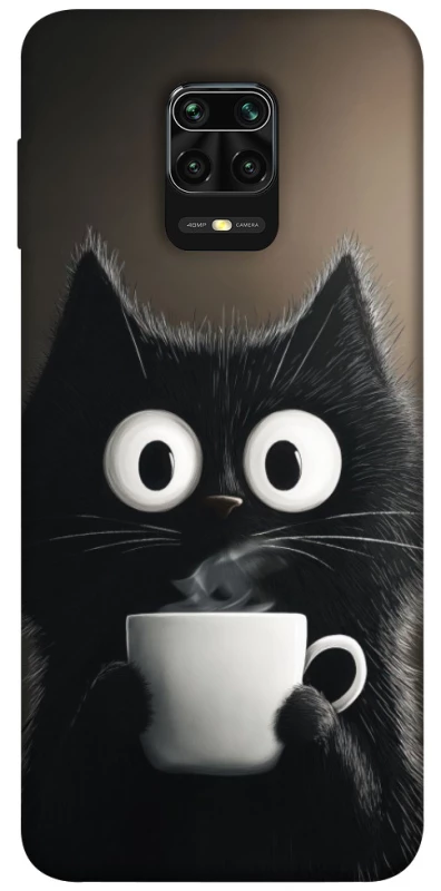 Чехол на Xiaomi Redmi Note 9s / Note 9 Pro / Note 9 Pro Max morning cat фото 1 из 1