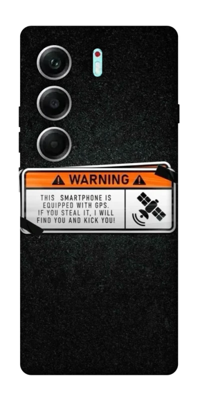 Чохол на Tecno Camon 40 Pro Warning фото 1 з 1