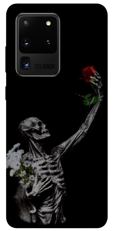 Чехол на Samsung Galaxy S20 Ultra Skeleton vs Rose фото 1 из 1